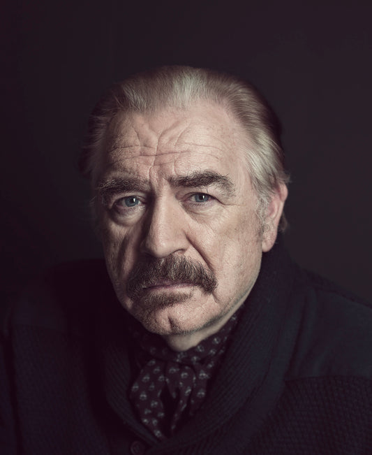 A Glimpse into Brian Cox's Extraordinary Role as Logan Roy through Rory Lewis's Lens